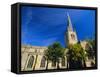 St. Mary and All Saints Church with Its Twisted Spire, Chesterfield, Derbyshire, England, UK-Neale Clarke-Framed Stretched Canvas