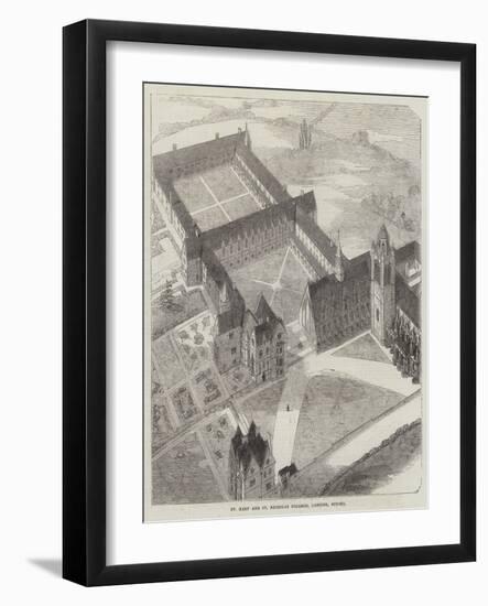 St Mary and St Nicholas College, Lancing, Sussex-null-Framed Giclee Print
