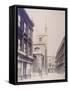 St Mary Axe and St Andrew Undershaft, London, 1911-null-Framed Stretched Canvas