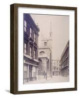 St Mary Axe and St Andrew Undershaft, London, 1911-null-Framed Photographic Print