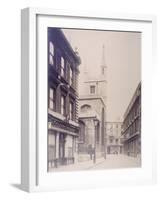 St Mary Axe and St Andrew Undershaft, London, 1911-null-Framed Photographic Print