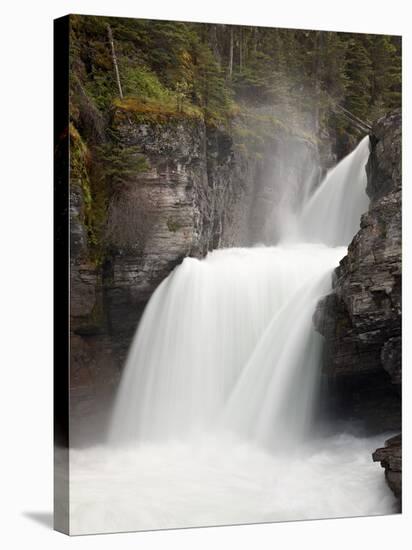 St. Mary Falls, Glacier National Park, Montana, United States of America, North America-James Hager-Stretched Canvas