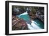 St. Mary Falls, Glacier National Park, Montana-Russ Bishop-Framed Photographic Print