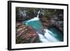 St. Mary Falls, Glacier National Park, Montana-Russ Bishop-Framed Photographic Print