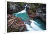 St. Mary Falls, Glacier National Park, Montana-Russ Bishop-Framed Photographic Print