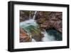 St Mary Falls in Glacier National Park, Montana, Usa-Chuck Haney-Framed Photographic Print