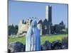 St. Mary Figurine, Quinn Abbey, County Clare, Ireland-William Sutton-Mounted Photographic Print