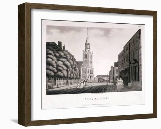 St Mary, Islington, London, 1792-William Ellis-Framed Giclee Print