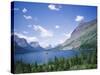 St. Mary Lake and Wild Goose Island, Glacier National Park, Rocky Mountains, USA-Geoff Renner-Stretched Canvas