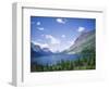 St. Mary Lake and Wild Goose Island, Glacier National Park, Rocky Mountains, USA-Geoff Renner-Framed Photographic Print