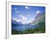 St. Mary Lake and Wild Goose Island, Glacier National Park, Rocky Mountains, USA-Geoff Renner-Framed Photographic Print