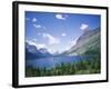 St. Mary Lake and Wild Goose Island, Glacier National Park, Rocky Mountains, USA-Geoff Renner-Framed Photographic Print