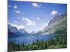 St. Mary Lake and Wild Goose Island, Glacier National Park, Rocky Mountains, USA-Geoff Renner-Mounted Photographic Print