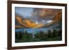 St Mary Lake at Sunrise, Glacier National Park, Montana, USA-Charles Gurche-Framed Photographic Print