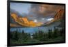 St Mary Lake at Sunrise, Glacier National Park, Montana, USA-Charles Gurche-Framed Photographic Print