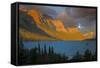 St Mary Lake at Sunrise, Glacier National Park, Montana, USA-Charles Gurche-Framed Stretched Canvas