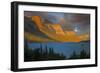 St Mary Lake at Sunrise, Glacier National Park, Montana, USA-Charles Gurche-Framed Photographic Print