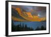 St Mary Lake at Sunrise, Glacier National Park, Montana, USA-Charles Gurche-Framed Photographic Print