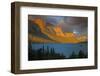 St Mary Lake at Sunrise, Glacier National Park, Montana, USA-Charles Gurche-Framed Photographic Print