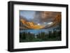 St Mary Lake at Sunrise, Glacier National Park, Montana, USA-Charles Gurche-Framed Photographic Print