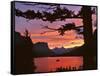 St Mary Lake at Sunset, Glacier National Park, Montana, USA-Jaynes Gallery-Framed Stretched Canvas