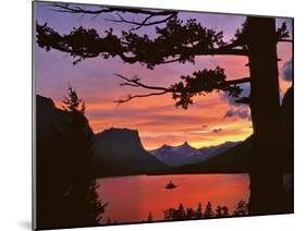 St Mary Lake at Sunset, Glacier National Park, Montana, USA-Jaynes Gallery-Mounted Premium Photographic Print