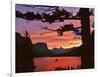 St Mary Lake at Sunset, Glacier National Park, Montana, USA-Jaynes Gallery-Framed Photographic Print