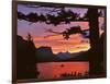 St Mary Lake at Sunset, Glacier National Park, Montana, USA-Jaynes Gallery-Framed Photographic Print