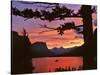 St Mary Lake at Sunset, Glacier National Park, Montana, USA-Jaynes Gallery-Stretched Canvas