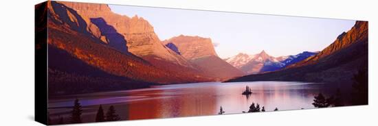 St. Mary Lake at Us Glacier National Park, Montana, USA-null-Stretched Canvas