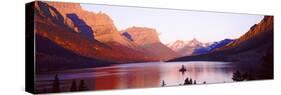 St. Mary Lake at Us Glacier National Park, Montana, USA-null-Stretched Canvas