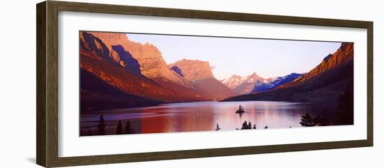 St. Mary Lake at Us Glacier National Park, Montana, USA-null-Framed Photographic Print