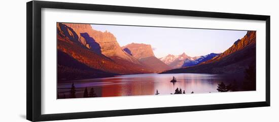 St. Mary Lake at Us Glacier National Park, Montana, USA-null-Framed Photographic Print