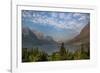 St. Mary Lake from Wild Goose Island Lookout, Glacier National Park, Montana, USA-Roddy Scheer-Framed Photographic Print