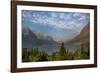 St. Mary Lake from Wild Goose Island Lookout, Glacier National Park, Montana, USA-Roddy Scheer-Framed Photographic Print