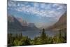 St. Mary Lake from Wild Goose Island Lookout, Glacier National Park, Montana, USA-Roddy Scheer-Mounted Photographic Print