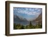 St. Mary Lake from Wild Goose Island Lookout, Glacier National Park, Montana, USA-Roddy Scheer-Framed Photographic Print