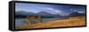 St. Mary Lake, Glacier Nat. Park, Montana, USA-Walter Bibikow-Framed Stretched Canvas