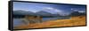St. Mary Lake, Glacier Nat. Park, Montana, USA-Walter Bibikow-Framed Stretched Canvas