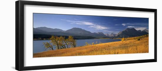 St. Mary Lake, Glacier Nat. Park, Montana, USA-Walter Bibikow-Framed Photographic Print