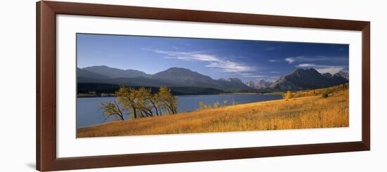 St. Mary Lake, Glacier Nat. Park, Montana, USA-Walter Bibikow-Framed Photographic Print