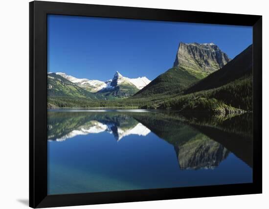 St. Mary Lake, Glacier National Park, Montana, USA-Adam Jones-Framed Photographic Print