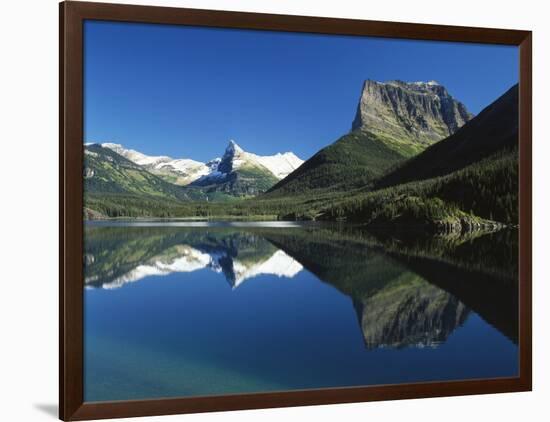 St. Mary Lake, Glacier National Park, Montana, USA-Adam Jones-Framed Photographic Print