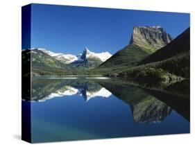 St. Mary Lake, Glacier National Park, Montana, USA-Adam Jones-Stretched Canvas