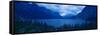 St. Mary Lake, Glacier National Park, Montana-null-Framed Stretched Canvas