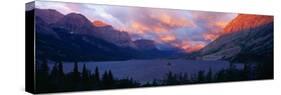 St. Mary Lake, Glacier National Park, Montana-null-Stretched Canvas