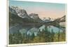 St. Mary Lake, Glacier Park, Montana-null-Mounted Premium Giclee Print