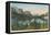 St. Mary Lake, Glacier Park, Montana-null-Framed Stretched Canvas