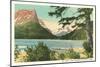 St. Mary Lake, Glacier Park, Montana-null-Mounted Art Print