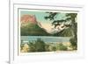 St. Mary Lake, Glacier Park, Montana-null-Framed Premium Giclee Print